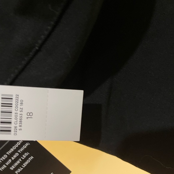 NWT. Black trousers from Ann Taylor. Aubrey style, tall length. Machine wash - Picture 3 of 3